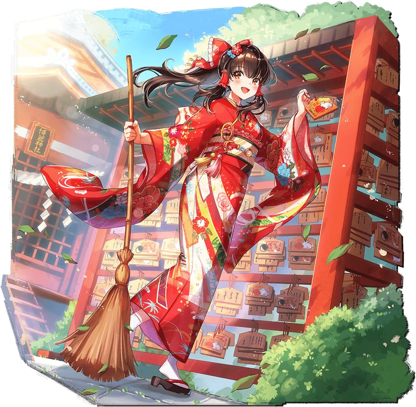 东方Project、东方阿尔卡迪亚记录、博丽灵梦 1名女孩 :D 替换服装 建筑 黑凉鞋