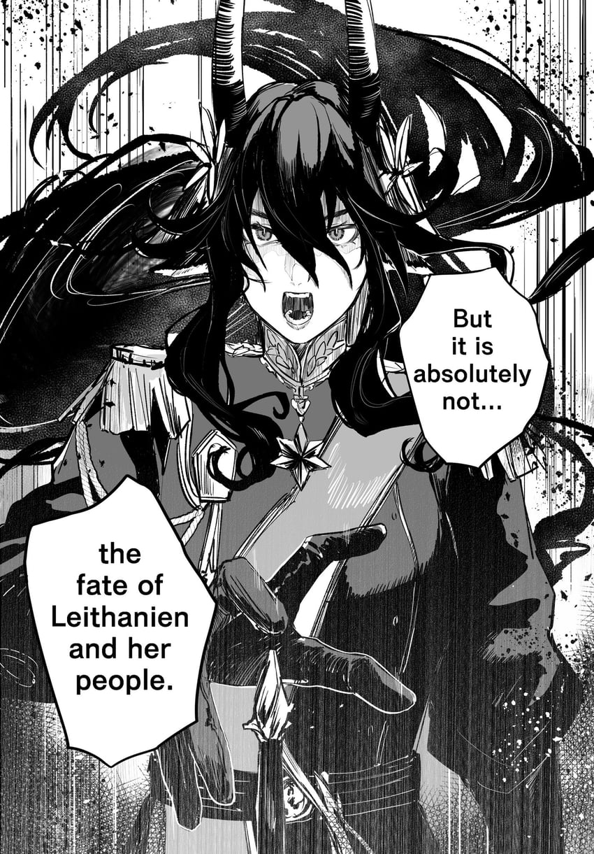 明日方舟、希尔德加德·格里马赫特（明日方舟） 兽耳 斗篷 漫画 英文文本 翻起的刘海