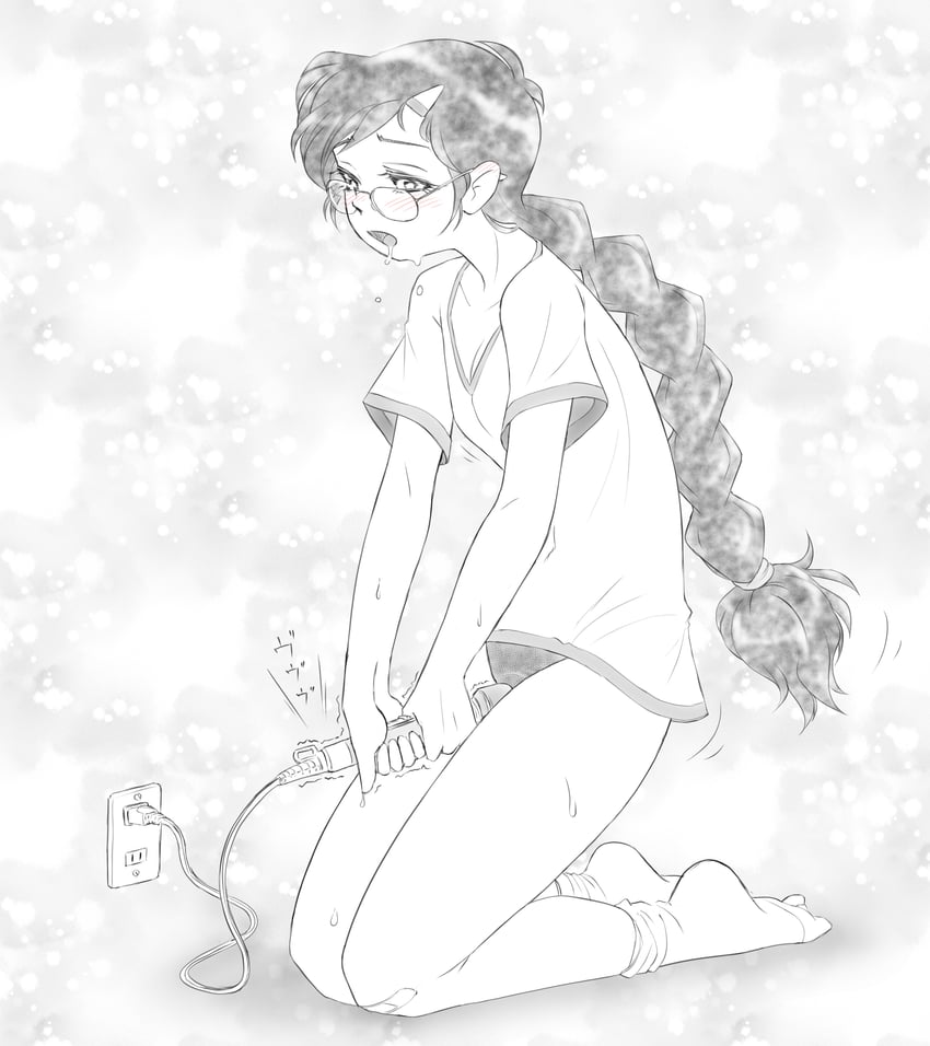 原创 1名女孩 创可贴 膝盖上的创可贴 腿上的创可贴 辫子