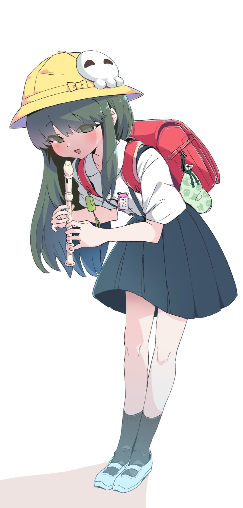 提卡尔、萨里 (幻象连结) 1名女孩 替换服装 背包 包 黑袜