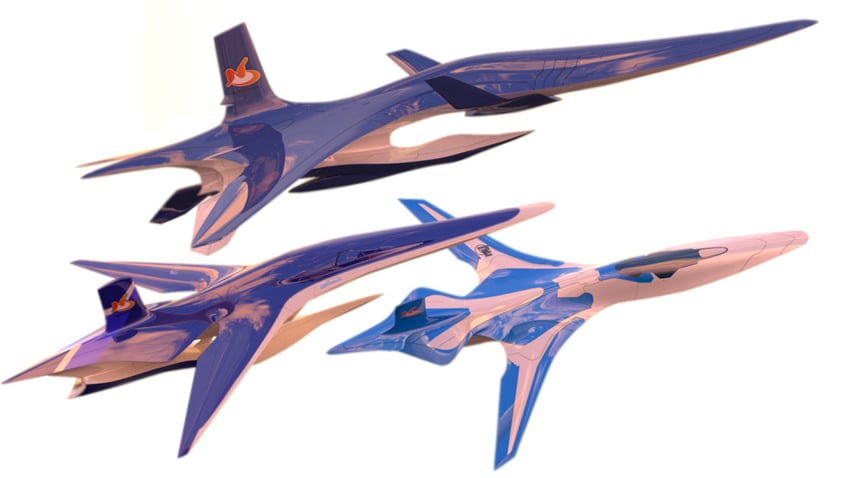 皇牌空战、皇牌空战3 3D 飞行器 飞机 鸭翼 座舱盖