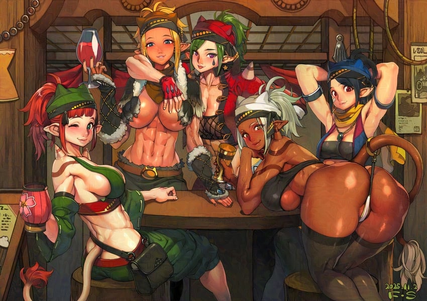 原创 5个男孩 腹肌 铠甲 屁股 弯腰