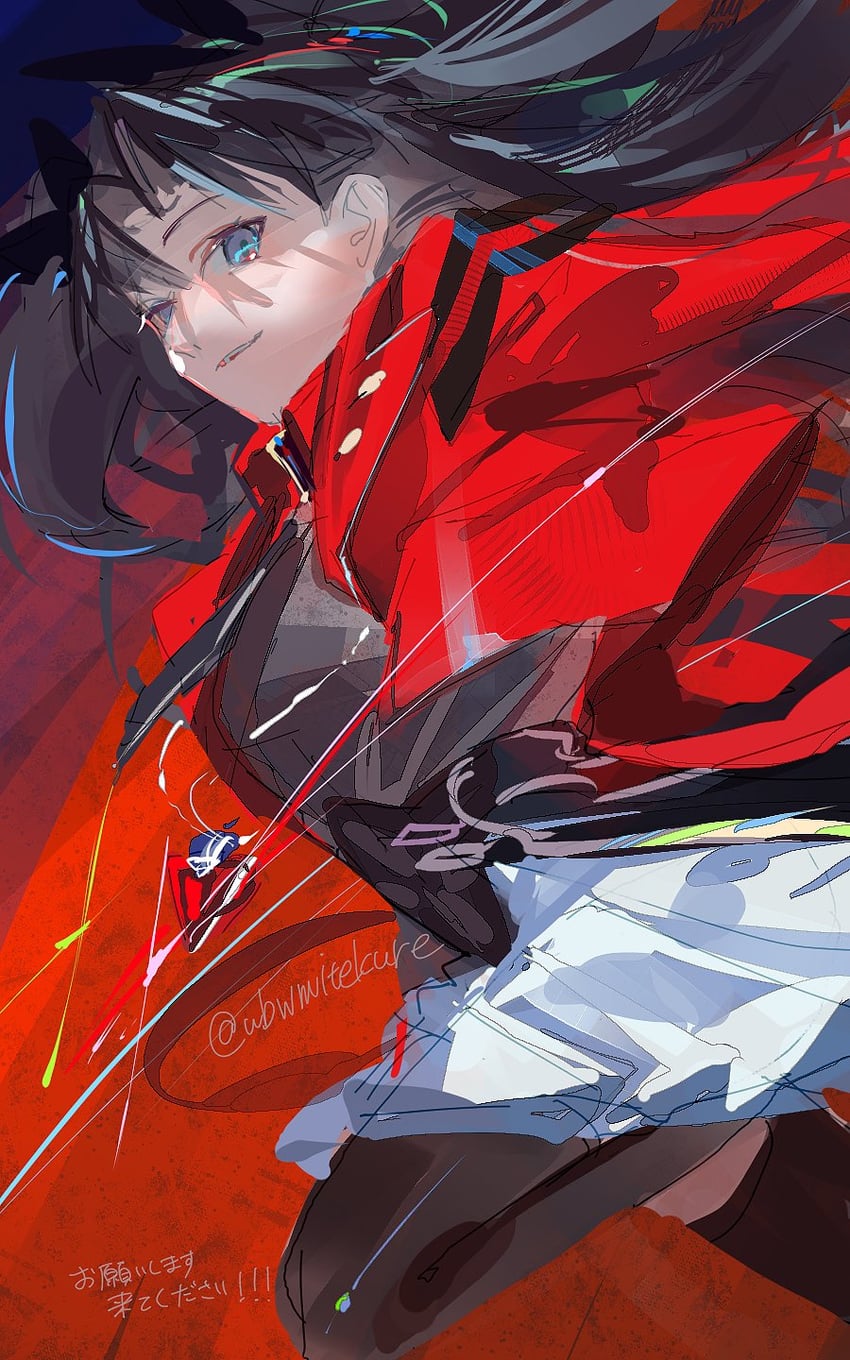 Fate/stay night、Fate系列、崩坏：星穹铁道 1名女孩 作者名 黑发 蓝眼 宝石