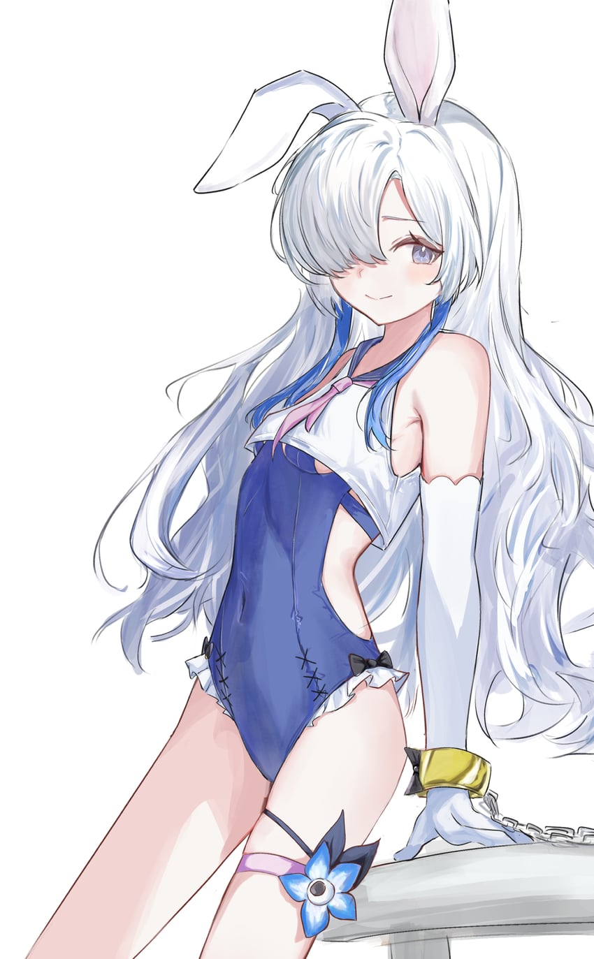 CeVIO、神椿工作室、史黛拉·索拉 1名女孩 兽耳 黑色蝴蝶结 蓝眼 蝴蝶结
