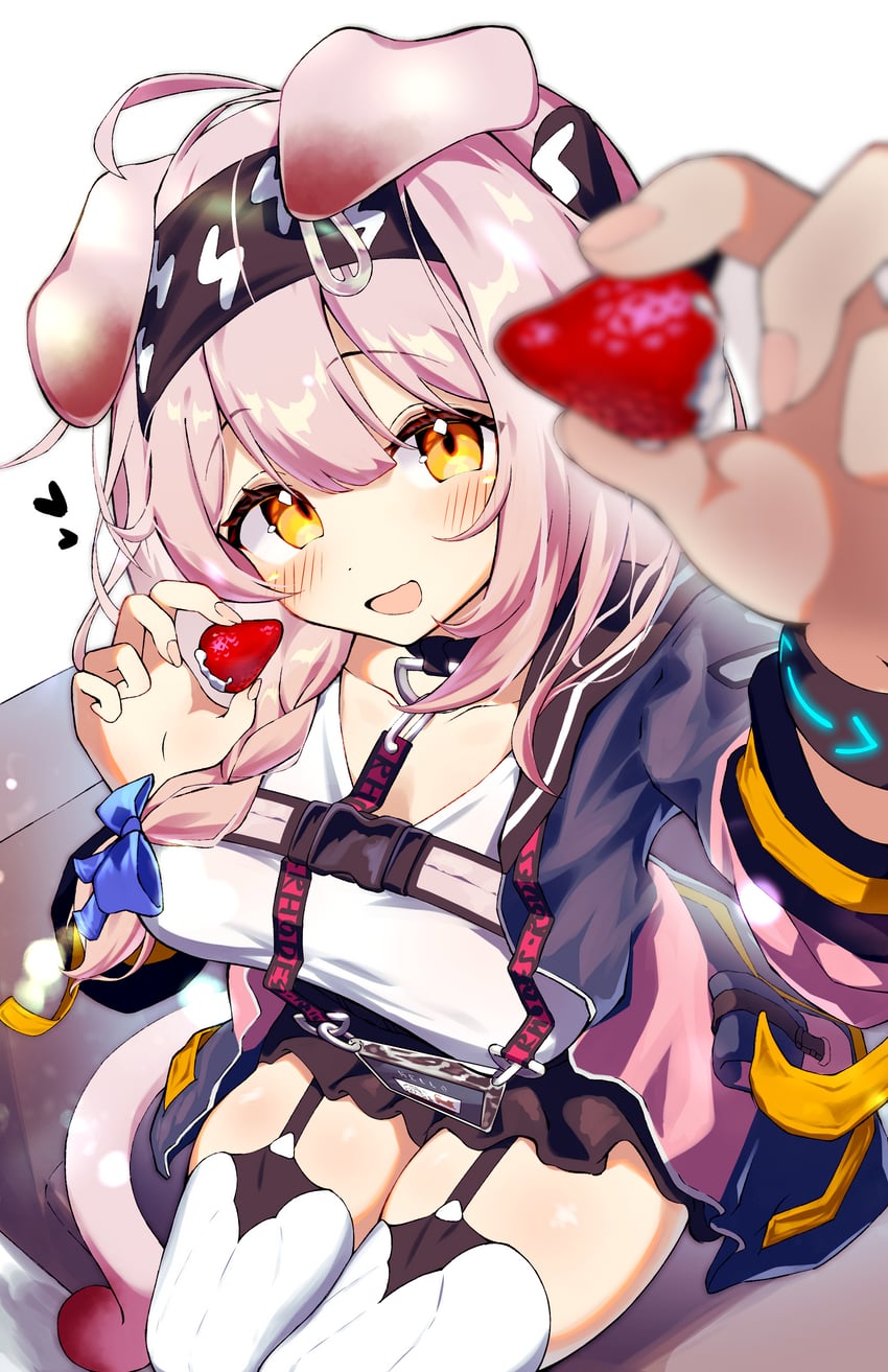 明日方舟、澄闪 (明日方舟) 1名女孩 兽耳 猫耳 猫娘 猫尾