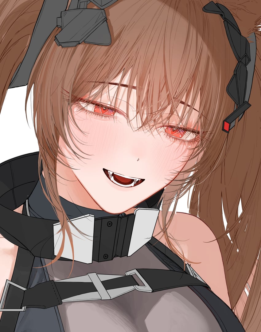 明日方舟、安洁莉娜 (明日方舟)、季路伯托 (明日方舟) 1名女孩 :D 卧蚕 兽耳 露肩
