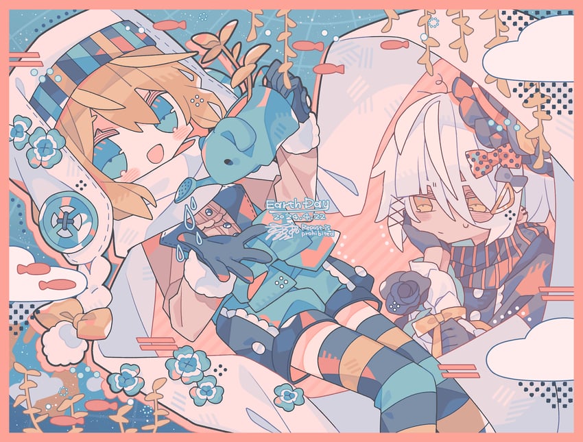 原创 1名男孩 1名女孩 :D 黑色手套 黑色短裤
