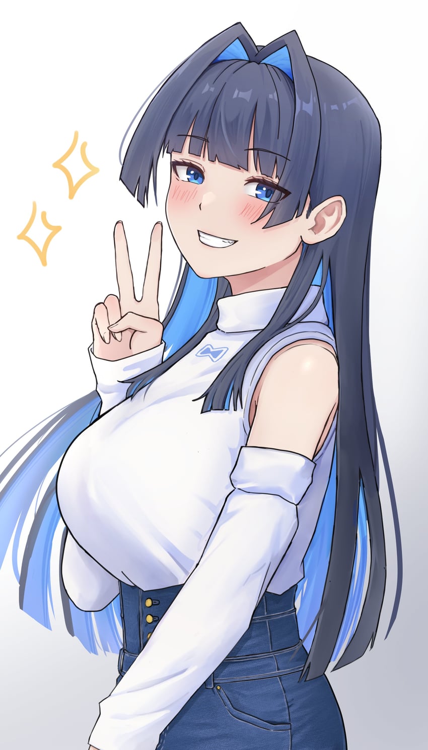 Hololive、Hololive英语、议会 (Kronii) 1名女孩 蓝眼 蓝发 乳房 挂耳染