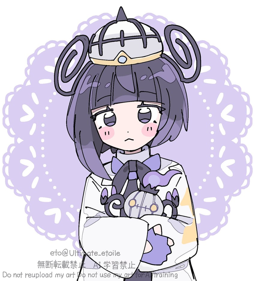 宝可梦、宝可梦传说：Z-A、水晶灯火灵 1名女孩 作者名 黑色连衣裙 黑瞳 黑发