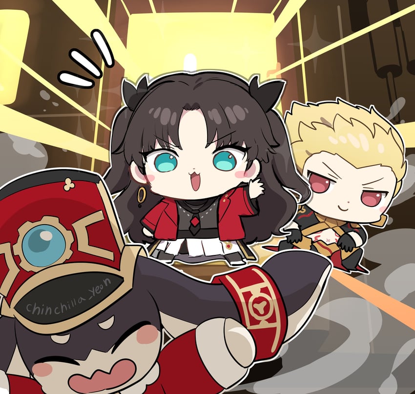 Fate/stay night、Fate系列、崩坏：星穹铁道 1名男孩 1名女孩 作者名 黑色手套 黑发