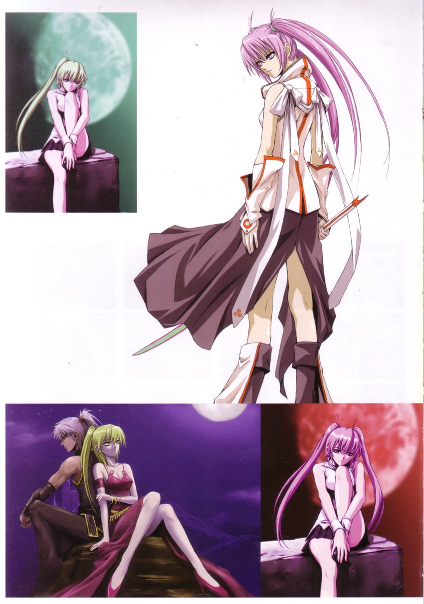 Beatmania IIDX、狂热节拍IIDX 13 DistorteD、Bemani 1名男孩 2名女孩 背靠背 黑色裙子 乳房