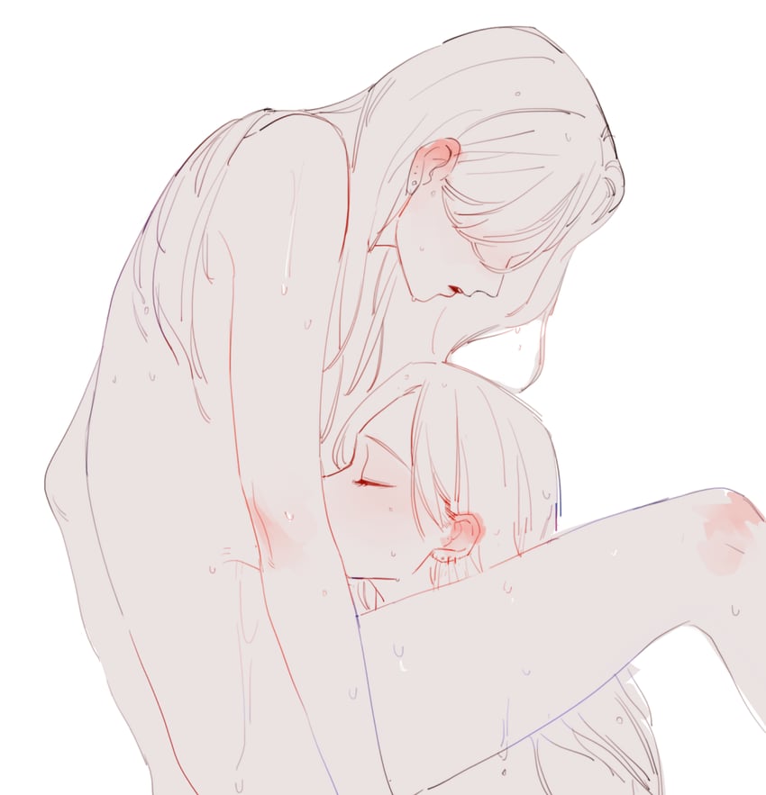 原创 2名女孩 腿间 脸红 闭眼 全裸