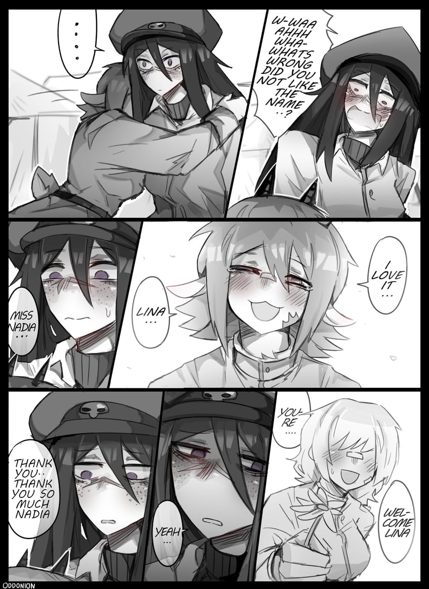 战锤40K 3人女子 兽耳 脸红 漫画 雏菊