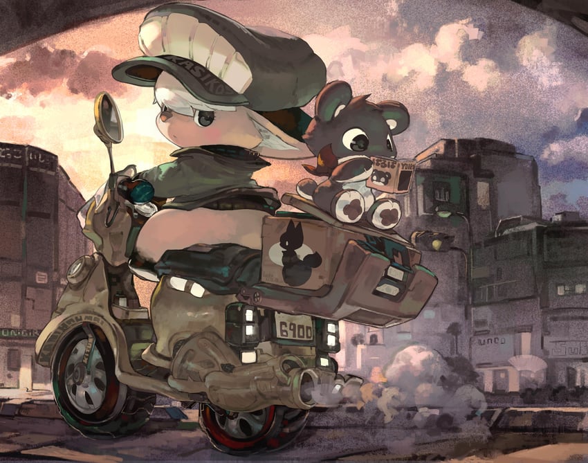 原创 兽耳毛 bicycle reflector 黑瞳 书 建筑物