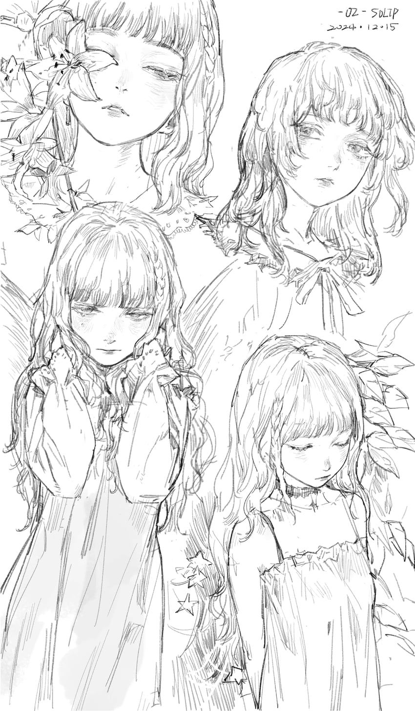 原创 1名女孩 2024年 双手背在身后 作者名 裸臂