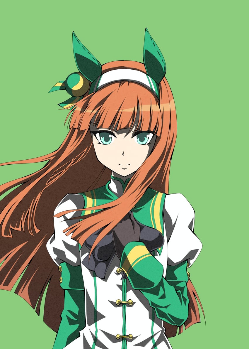 赛马娘、无声铃鹿 (纯洁无声)、无声铃鹿 (赛马娘) 1名女孩 兽耳 黑色手套 齐刘海 蝴蝶结