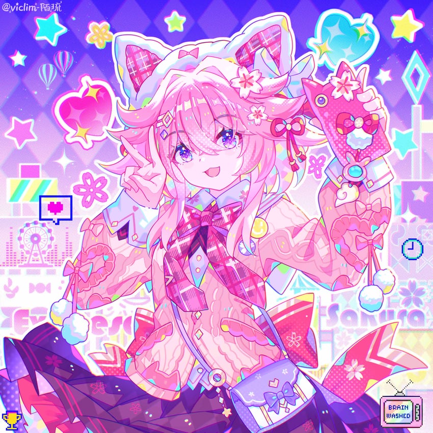 崩坏：星穹铁道、崩坏系列、evanescia (amusement) (honkai: star rail) 1名女孩 包 黑色裙子 蝴蝶结 蝶形领结