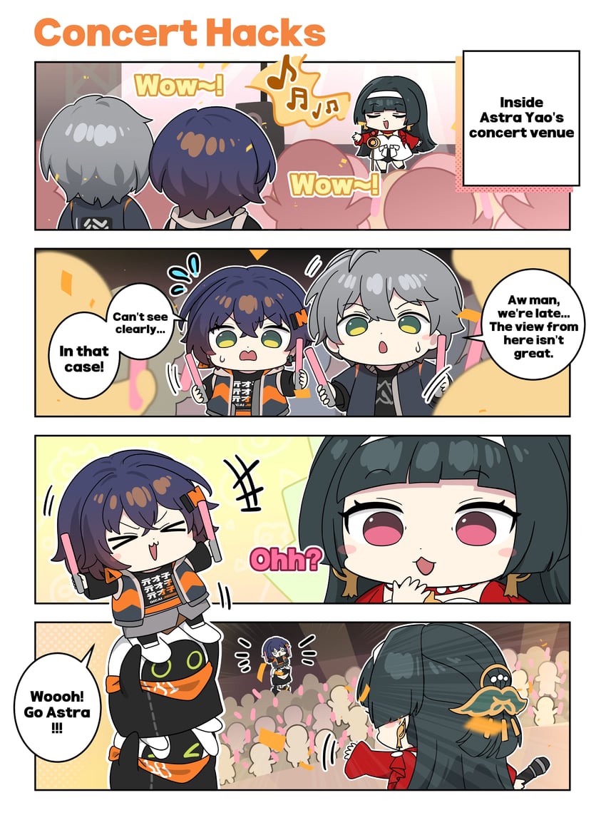 绝区零、瑶、邦布18号 (绝区零) +++ 四格漫画 6人以上 猫脸笑 :D