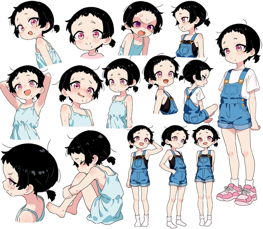 原创 1名女孩 :D 青筋 腋下 双手抱头