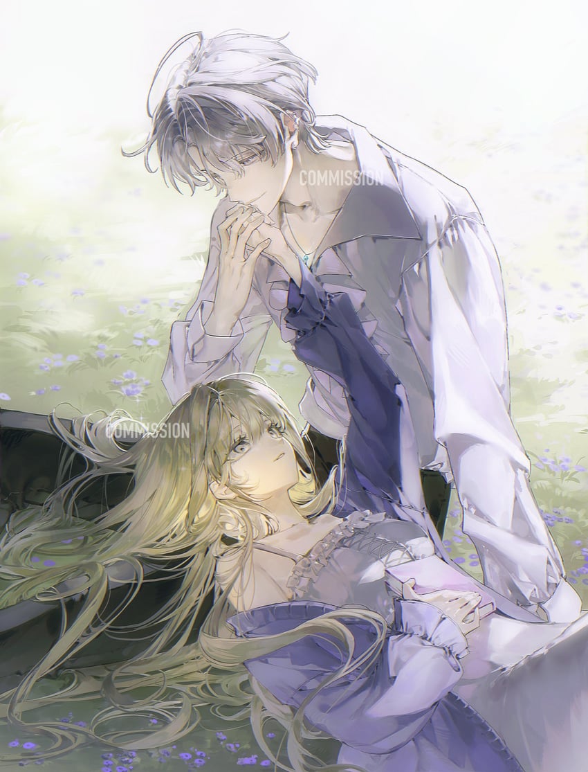 原创 1名男孩 1名女孩 金发 情侣 牛仔镜头