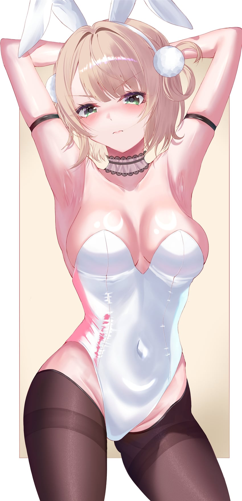 个人势虚拟主播、时雨羽衣(VTuber) 1名女孩 兽耳发箍 兽耳 臂带 腋下