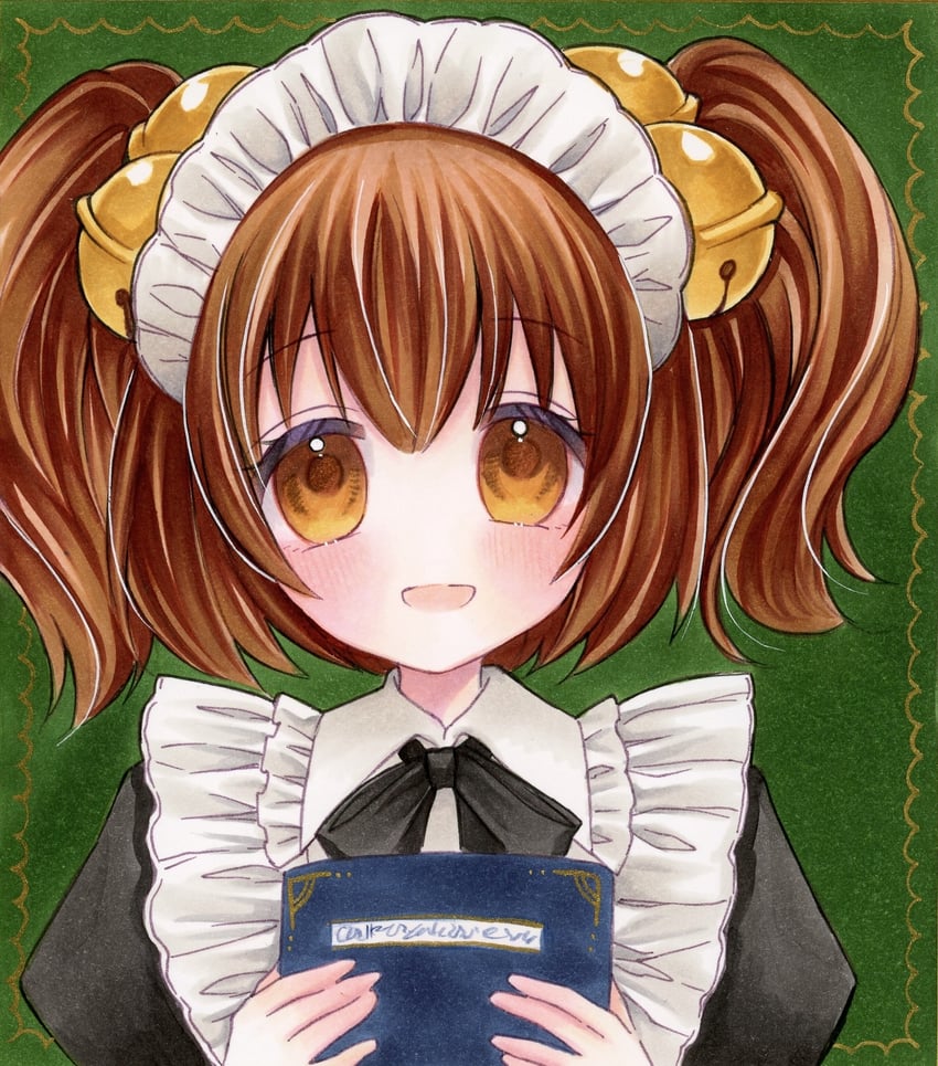 东方Project、本居小铃 1名女孩 替换服装 围裙 铃铛 黑色蝴蝶结