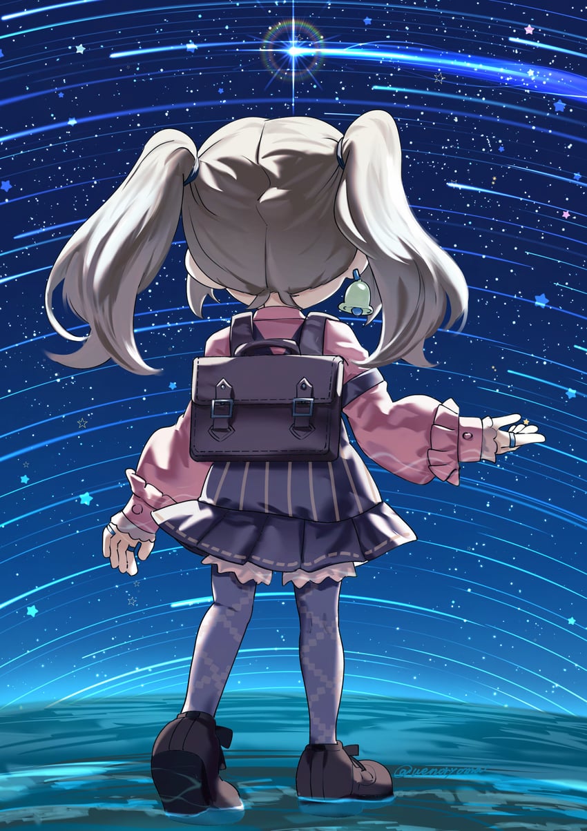 Petit Planet 1名女孩 背包 包 铃铛 铃铛耳环