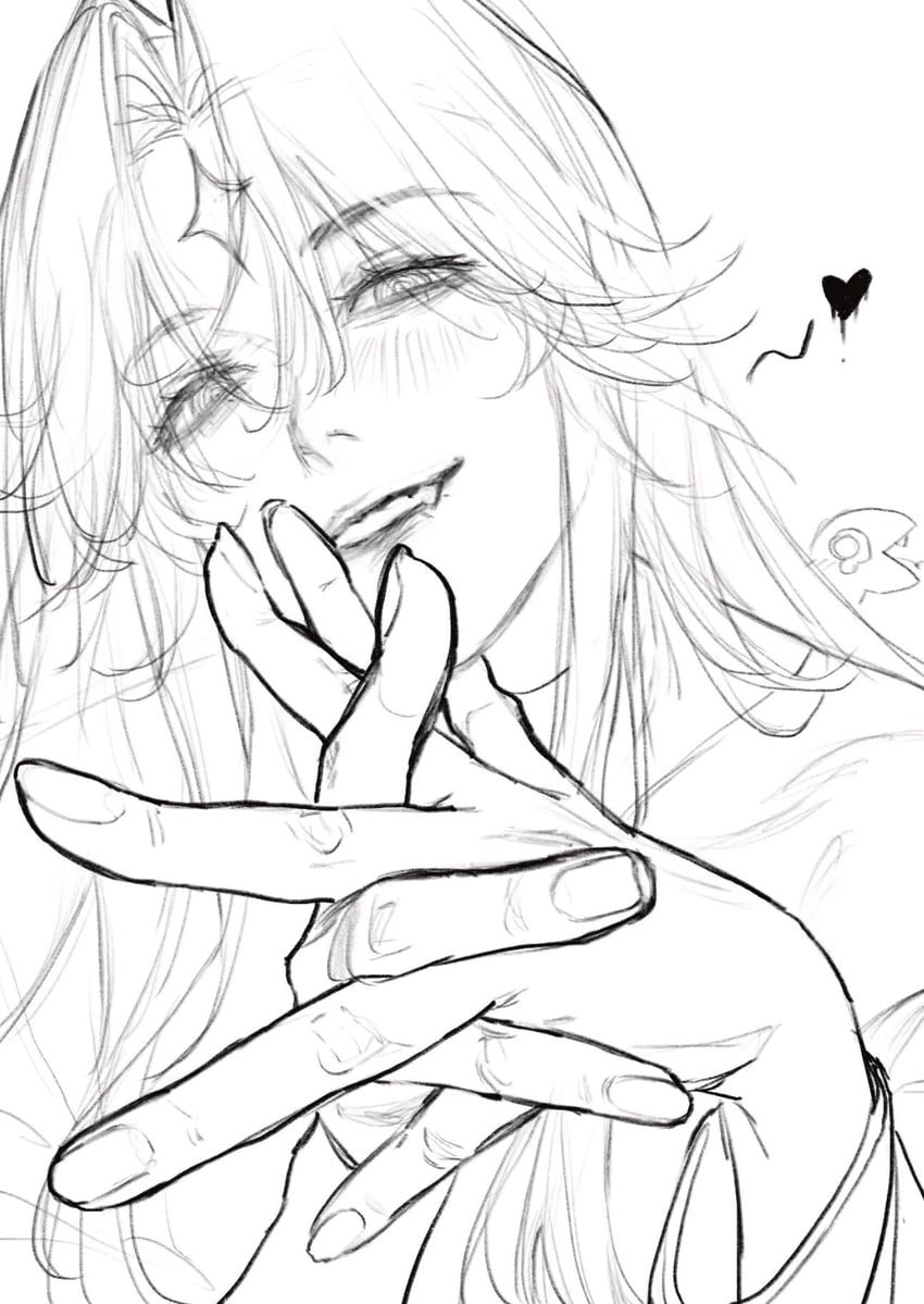 百年记 (漫画)、赫勒姆 (Centuria) 1名女孩 作者标志 咬唇 脸红 菱形