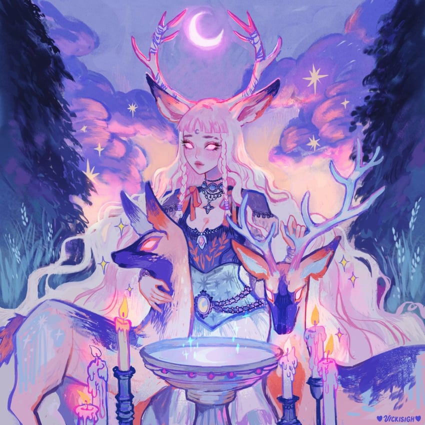 原创 兽耳 鹿角 作者名 脸红 蜡烛