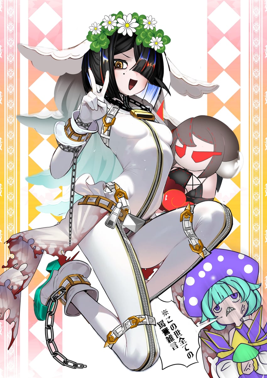 Fate/Grand Order、Fate系列、洛库斯塔 (Fate) 2名女孩 青筋 铃铛 腰带 黑发