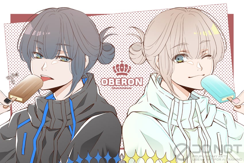 Fate/Grand Order、Fate系列、奥伯龙 (Fate) 1名男孩 作者名 黑色夹克 黑色指甲 角色名称