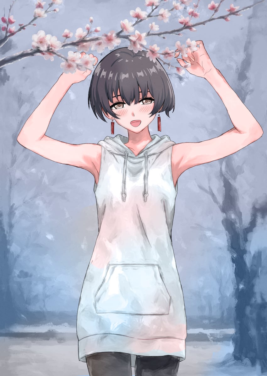 神稻牡丹：醉态如百合之花、张君兰 1名女孩 黑色连裤袜 脸红 棕眼睛 樱桃