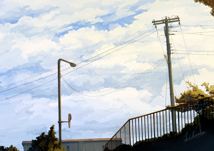 原创 建筑物 云 多云天空 白天 栅栏