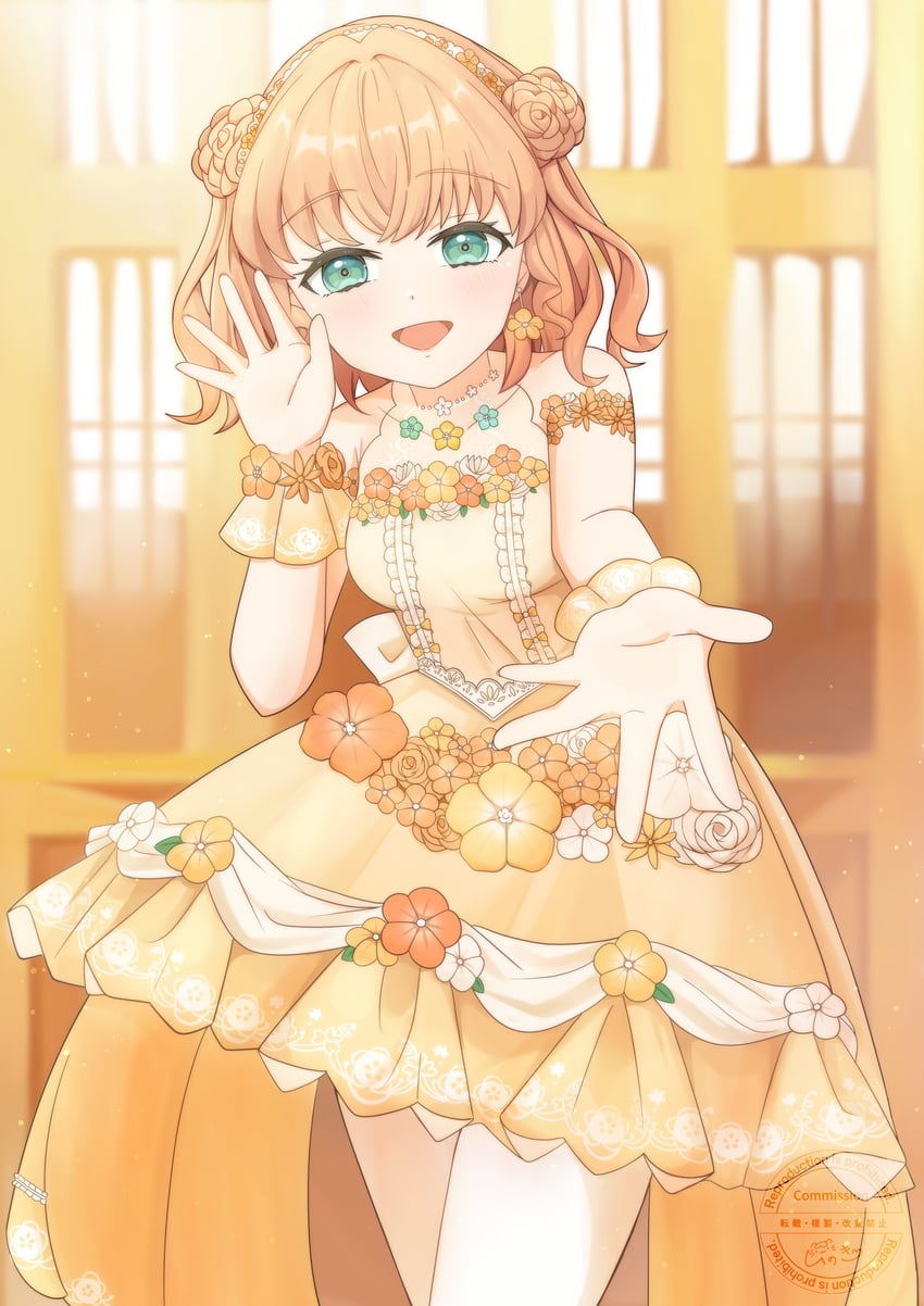 现在过去未来的三原色、Love Live!、Love Live! 莲之空女学院学园偶像部 1名女孩 :D 水色瞳 乳房 牛仔镜头
