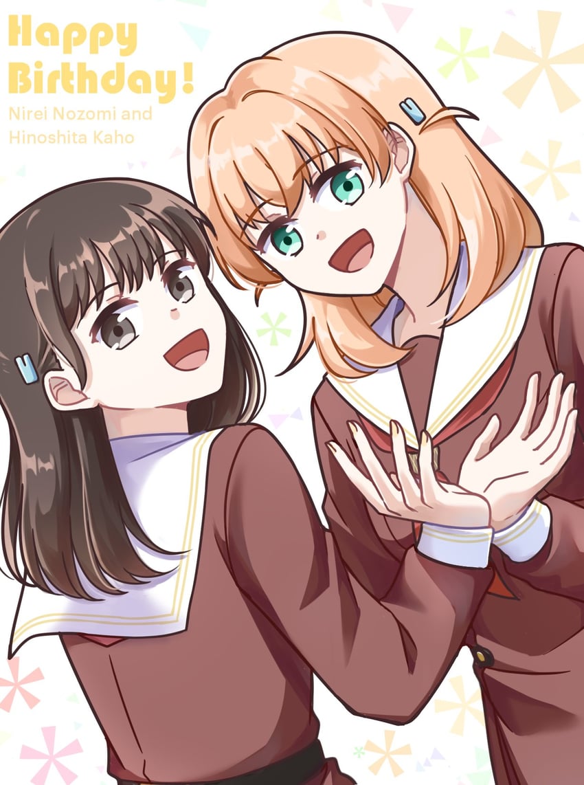 Love Live!、Love Live! 莲之空女学院学园偶像部、现实生活 2名女孩 :D 动画化 水色瞳 生日纽带