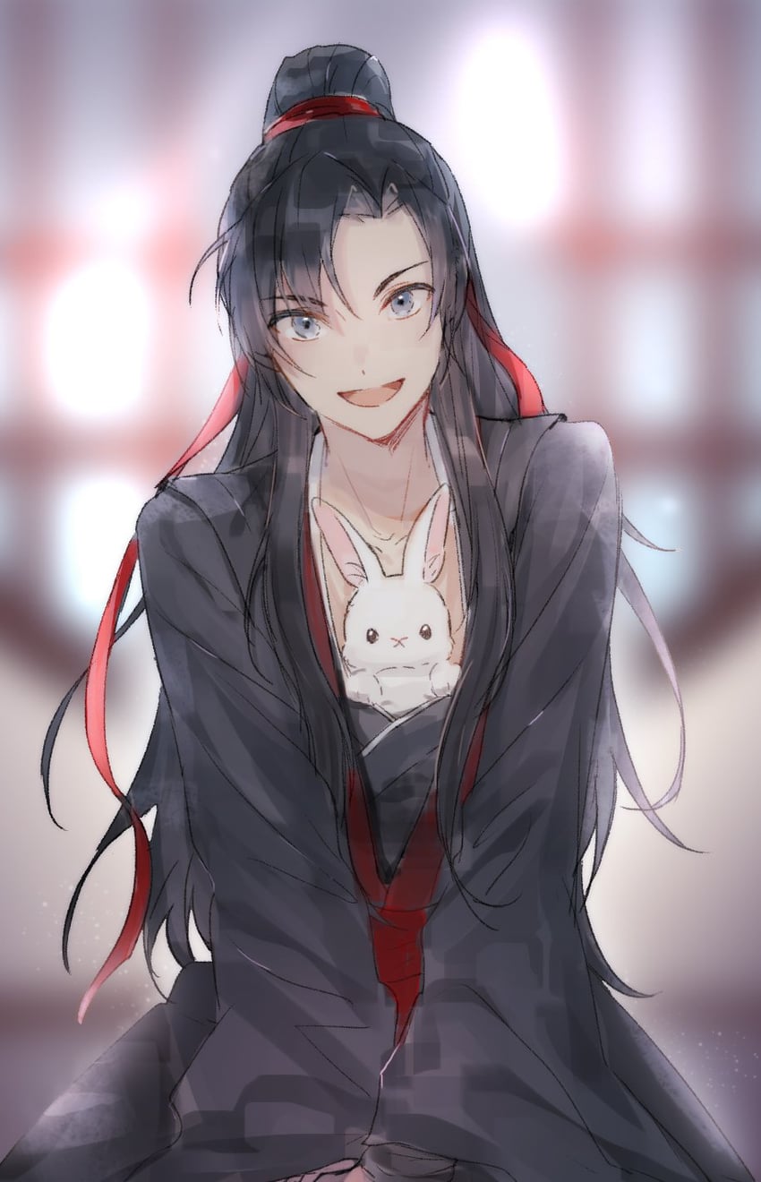 魔道祖师、魏无羡 1名男孩 :D 动物 穿衣服的动物 黑发