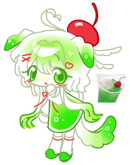 原创 1名女孩 惊讶 呆毛 兽耳 作者名