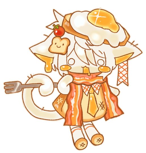 原创 1个其他角色 猫脸笑 兽耳 培根 腮红贴纸