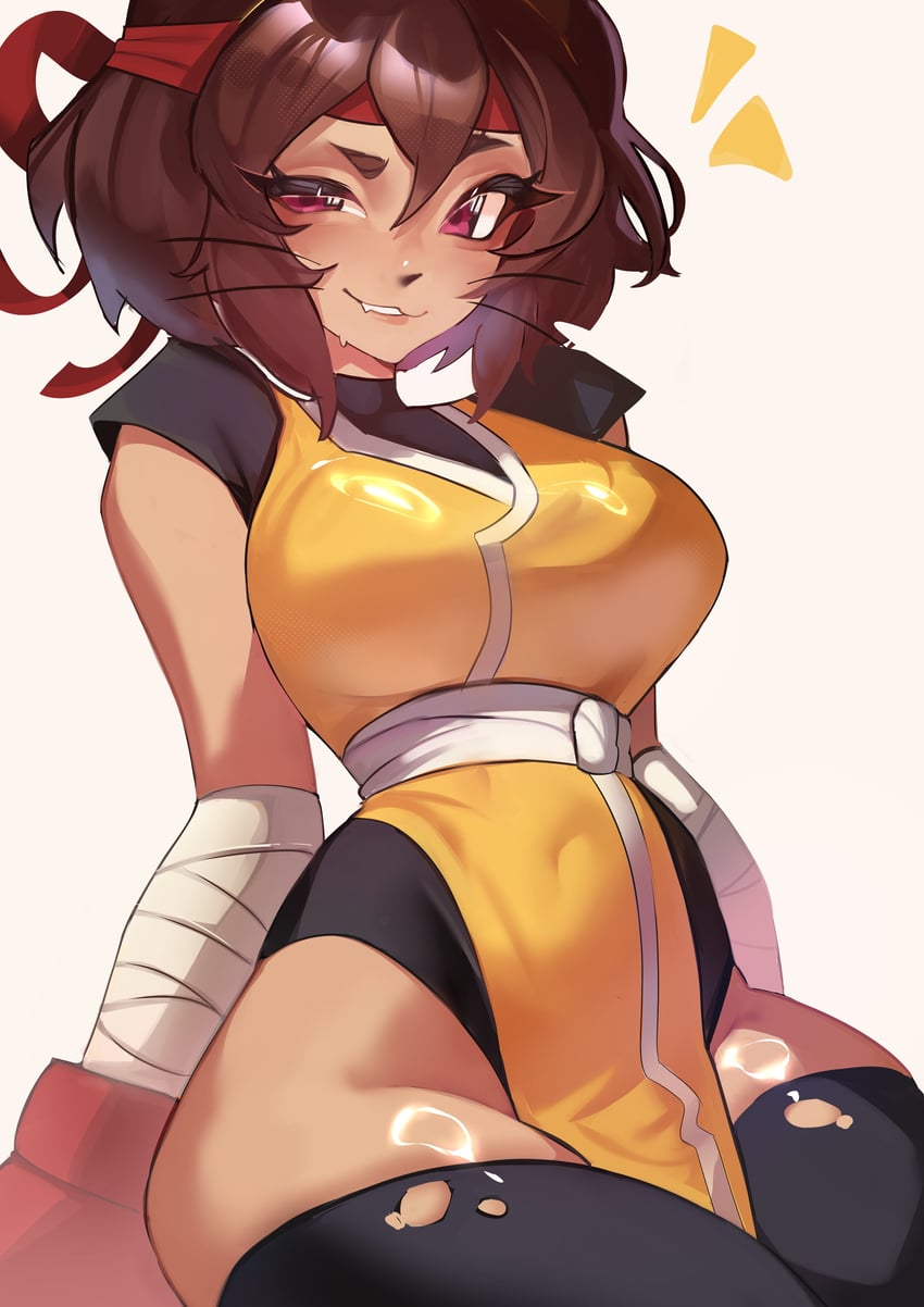 Gameoverse、Kit Bodega 1名女孩 包扎的手臂 绷带 黑色过膝袜 乳房