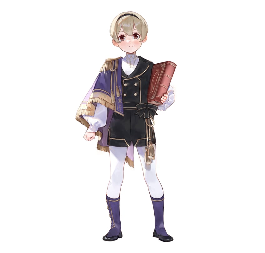 火焰纹章、火焰之纹章：if、里奥（火焰之纹章：if） 1名男孩 幼化 替换服装 贵族服饰 金发
