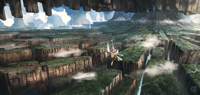 原创 飞行器 飞艇 云 白天 幻想