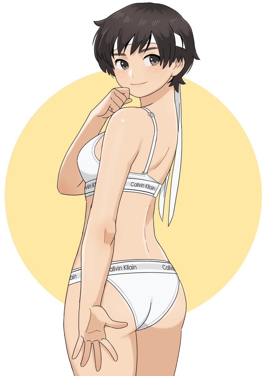 街头霸王、春日野樱 1名女孩 屁股 乳房 棕眼睛 棕发