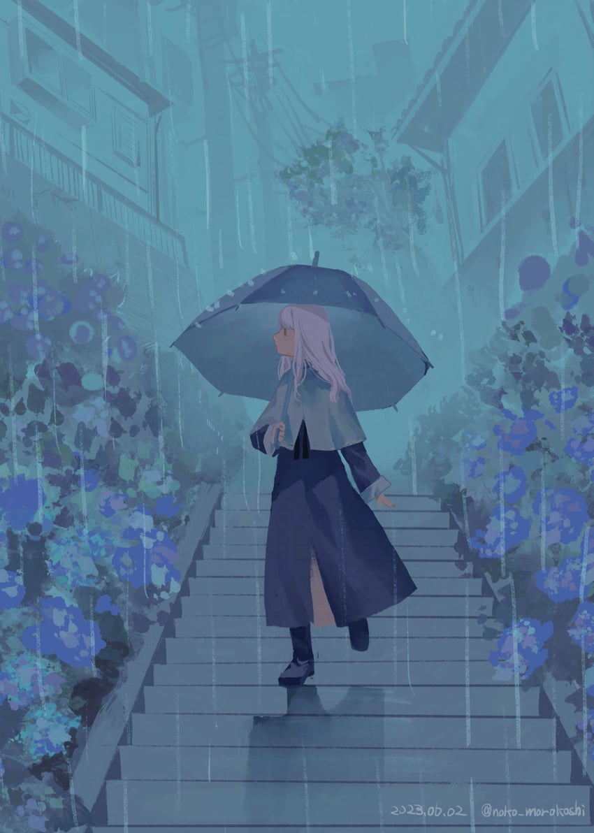 Fate/hollow ataraxia、Fate系列、卡莲·奥尔黛西亚 1名女孩 小披肩 有日期 连衣裙 花