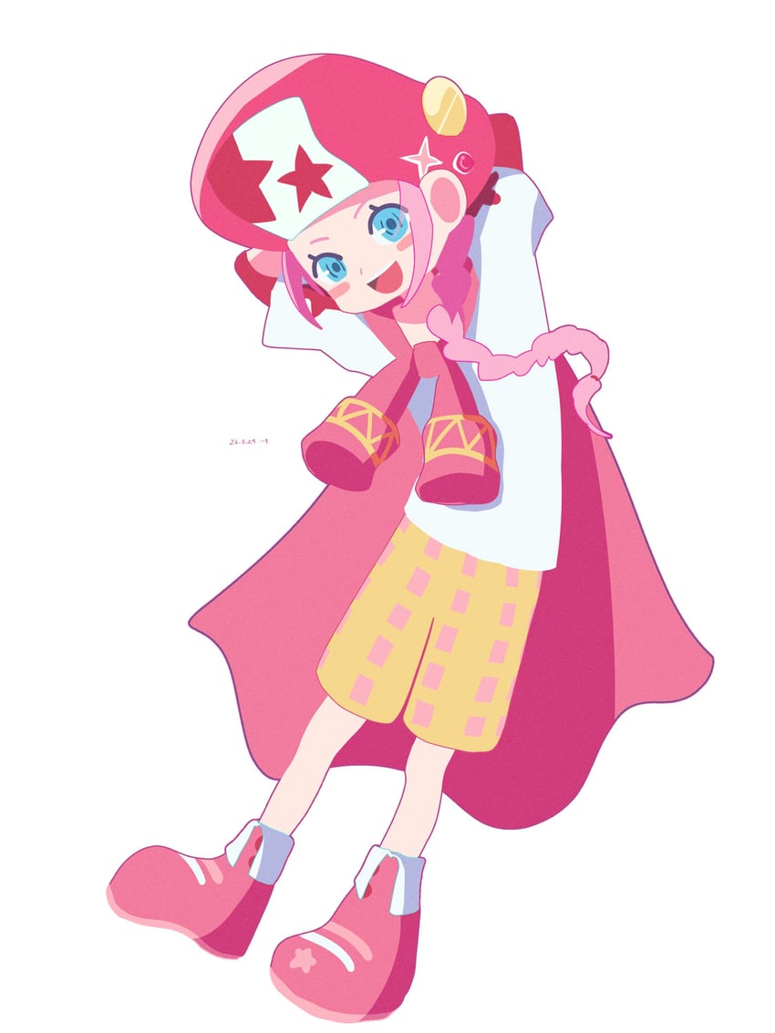 Classicaloid、莫扎特 (ClassicaLoid) 1名男孩 中性 双手抱头 蓝眼 腮红贴纸