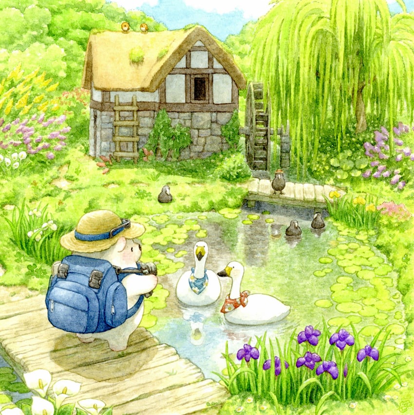 原创 作者名 背包 包 熊 鸟
