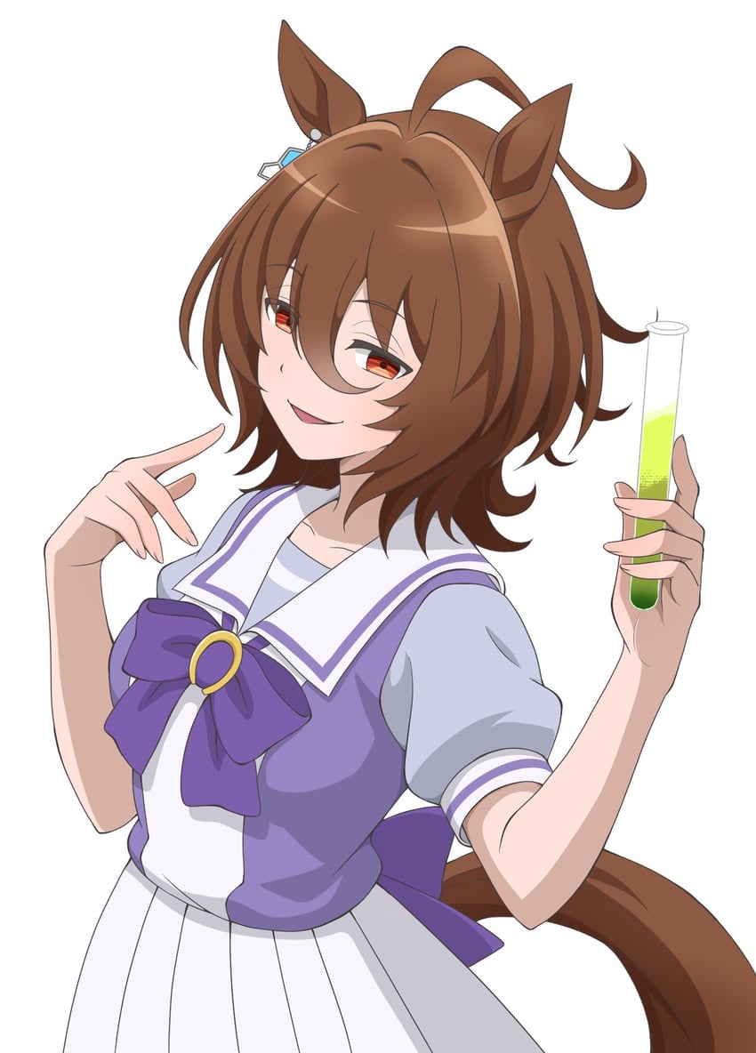 赛马娘、爱丽速子 (赛马娘) 1名女孩 呆毛 兽耳 蝴蝶结 蝶形领结