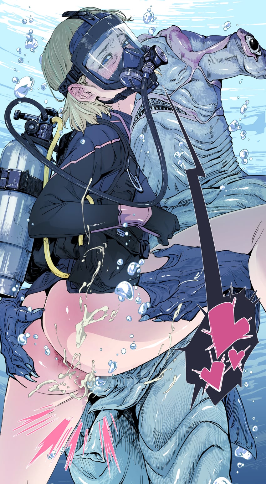 原创 1名男孩 1名女孩 气泡 肛门 屁股