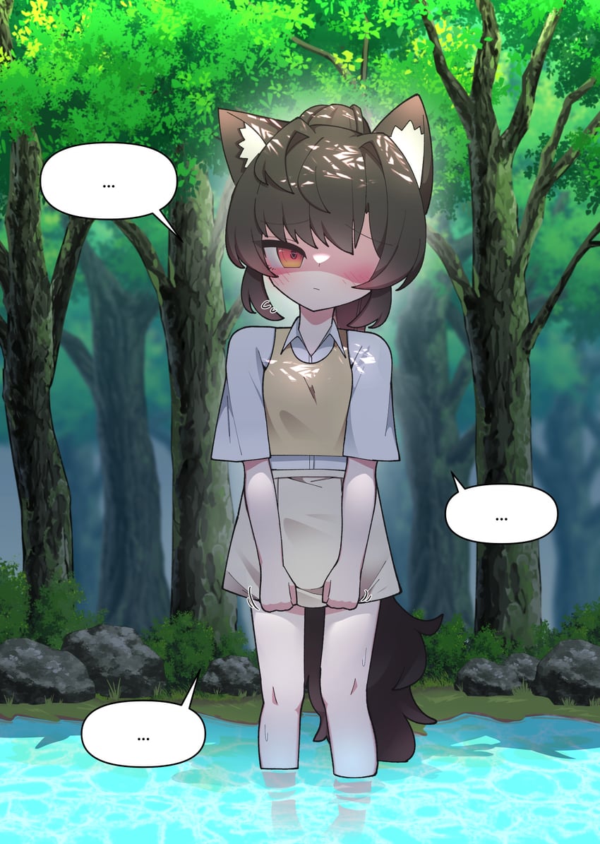 原创 ... 1名女孩 兽耳毛 兽耳 黑发