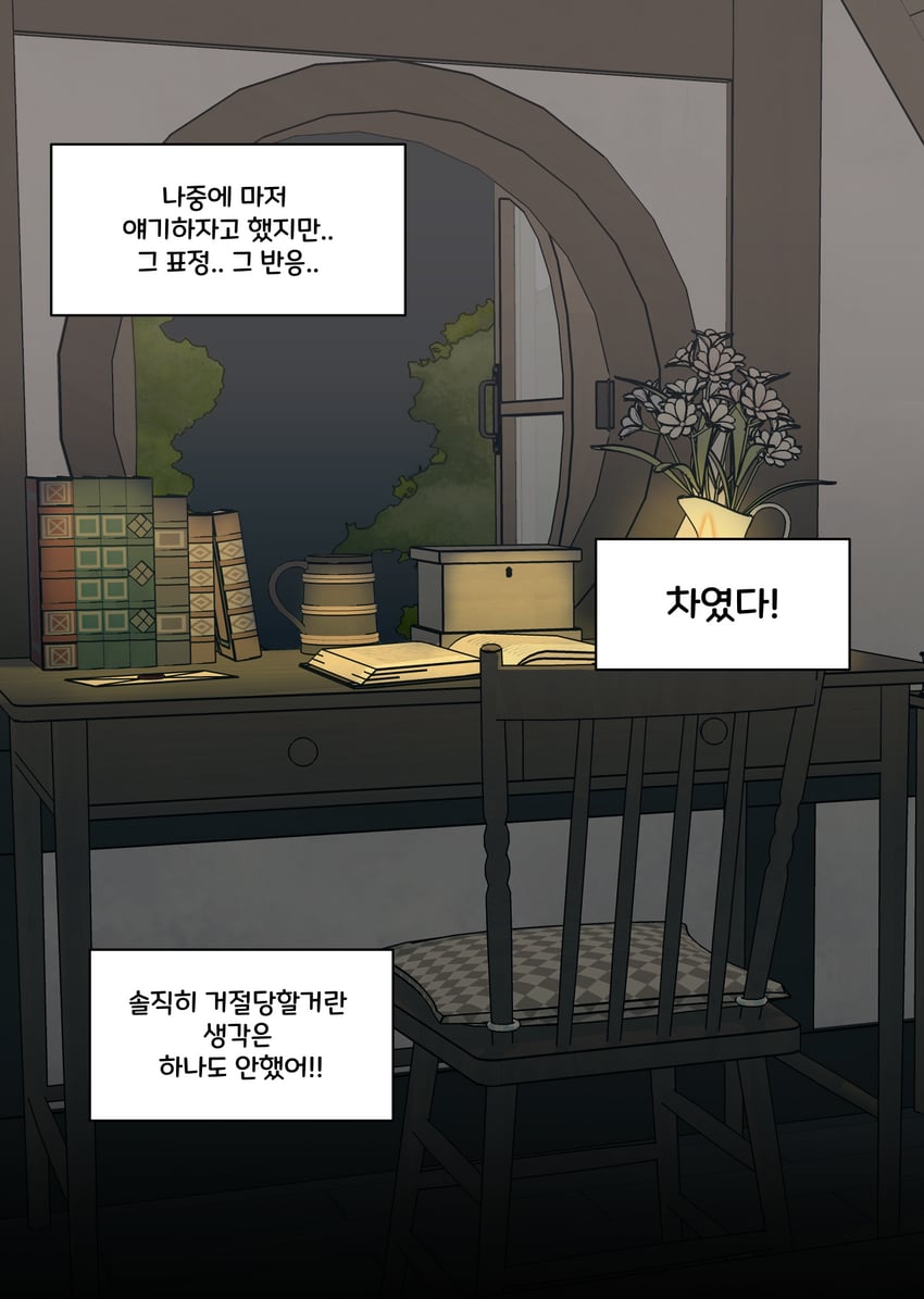 原创 书 蜡烛 椅子 漫画 书桌