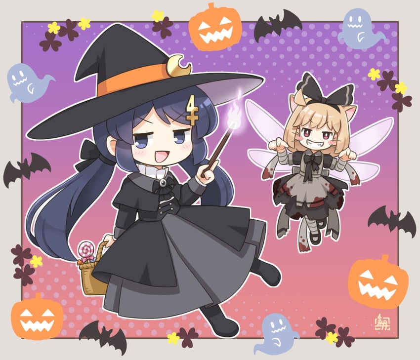 原创、爱丽丝 (北川水月)、北川水月 (角色) 2名女孩 呆毛 围裙 作者标志 绷带